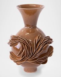 Topiaire Stoneware Vase, 13"