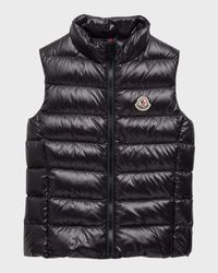 Kid's Ghany Quilted Puffer Down Vest, Size 8-14