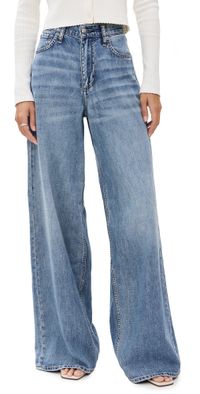 rag & bone Featherweight Sofie High Rise Wide Jeans Beverly 25