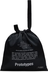 Prototypes Black Drawstring Pouch