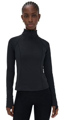 Beyond Yoga Allure 3/4 Zip Pullover Black XL
