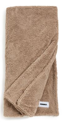 Hommey Faux Fur Blanket Warm Grey One Size