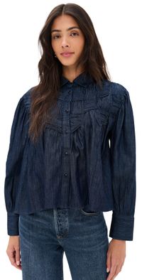 Merlette Georgica Top Dark Wash M
