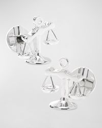 Moving Parts Scales of Justice Cufflinks