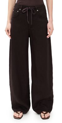 Citizens of Humanity Brynn Drawstring Trousers Chocolate 28