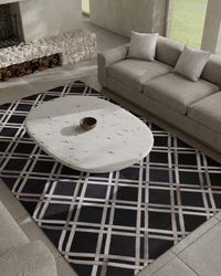 Cobree Hair Hide Rug, 4' x 6'