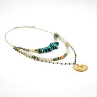 L'atelier Des Dames - Collier multirangs heishi - joe - Taille Unique - Doré