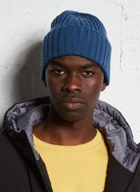 Saison 1865 - Bonnet en laine - Taille Unique - Bleu