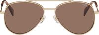A.P.C. Gold Bill Sunglasses