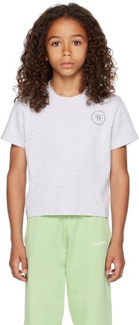 Sporty & Rich Kids Gray Printed T-Shirt