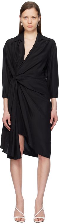 Gauge81 Black Miya Minidress