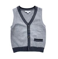 Jacadi - Seconde Main - Cardigan enfant gris - 4 ans - Taille 4A - Gris