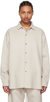 Fear of God Beige Buttoned Jacket