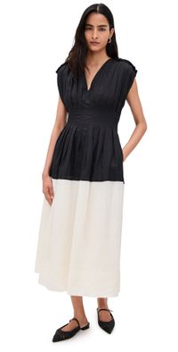 Sea Nicola Ramie Tank Midi Dress Multi 4