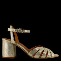 Jonak - Sandales hautes en cuir - Taille 42 - Doré