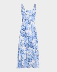 Marmo Sleeveless Costal Bouquet Dress