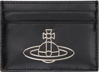 Vivienne Westwood Black Flat Silky Leather Card Holder