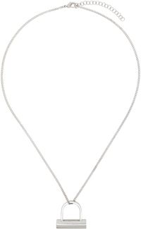 MM6 Maison Margiela Silver Bolt Necklace