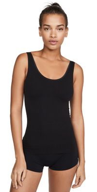 Yummie Seamlessly Shaped 2 Way Tank Black 1X/2X