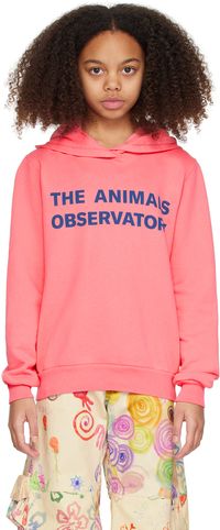 The Animals Observatory Kids Pink Taurus Hoodie