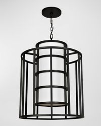 Hulton 6-Light Steel Chandelier