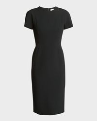 Fitted T-Shirt Sheath Dress