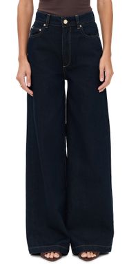 DL1961 Hepburn Wide Leg High Rise Jeans Ventura (Vintage) 31