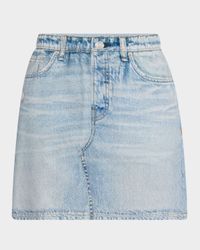 Miramar Cotton-Terry Mini Skirt