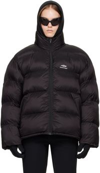 Balenciaga Black 3B Sports Icon Puffer Jacket
