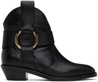 See by Chloé Bottes noires à anneau circulaire