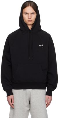 AMI Paris Black 'Ami Alexandre Mattiussi' Hoodie