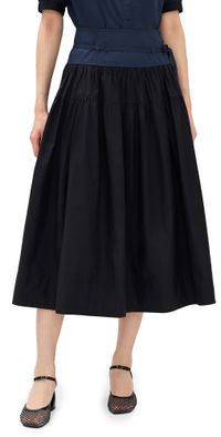 Ulla Johnson Angeline Skirt Twilight Colorblock 14
