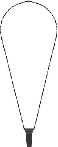 Rick Owens Black Trunk Charm Necklace