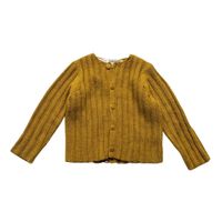 Bonpoint - Seconde Main - Cardigan bébé jaune - 12 mois - Taille 12M - Jaune