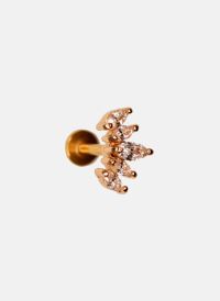 Aec Paris - Piercing iva crown - Taille Unique - Doré
