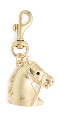 Clare V. Le Cheval Bag Charm Vintage Gold One Size