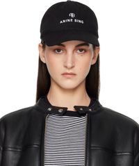 ANINE BING Black Jeremy Baseball Cap