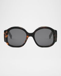 Max Triomphe Round Acetate Sunglasses