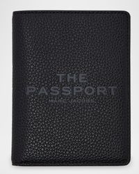 Pebble Leather Passport Holder