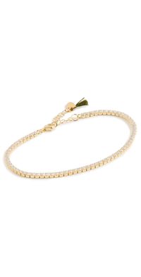 SHASHI Tennis Bracelet Gold One Size