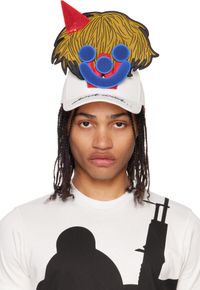 Walter Van Beirendonck White Smiley Cap