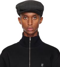 VAQUERA Gray Newsboy Suiting Cap