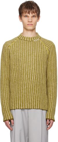 Marni Pull kaki à rayures