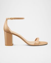 Nudist II Leather Ankle-Strap Sandals