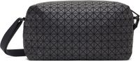 BAO BAO ISSEY MIYAKE Gunmetal Saddle Bag