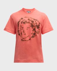 Men's Heart and Mind Embroidered T-Shirt