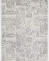 Juno Hand-Tufted Gray/Ivory Rug, 12' x 15'