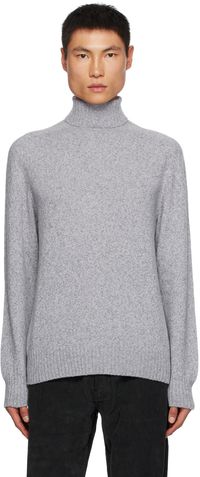 Officine Générale Gray Seamless Turtleneck