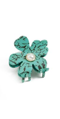 Lele Sadoughi Lily Claw Clip Turquoise One Size