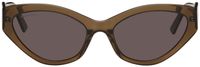 Balenciaga Gray Cat-Eye Sunglasses